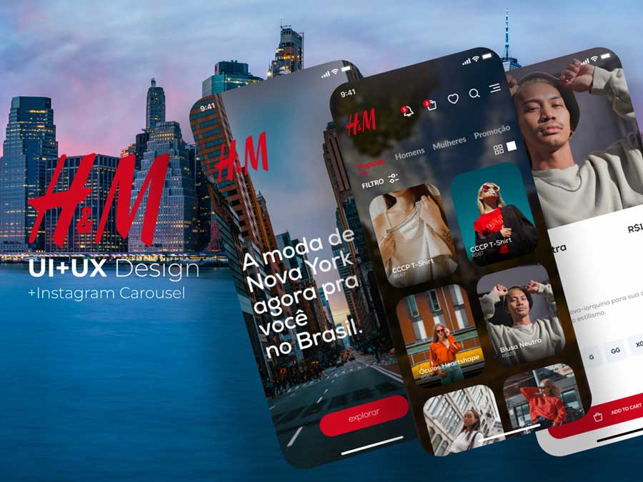 H&M app ui设计 .fig素材