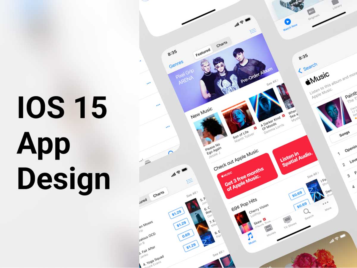 IOS 15风格app ui设计 .fig素材
