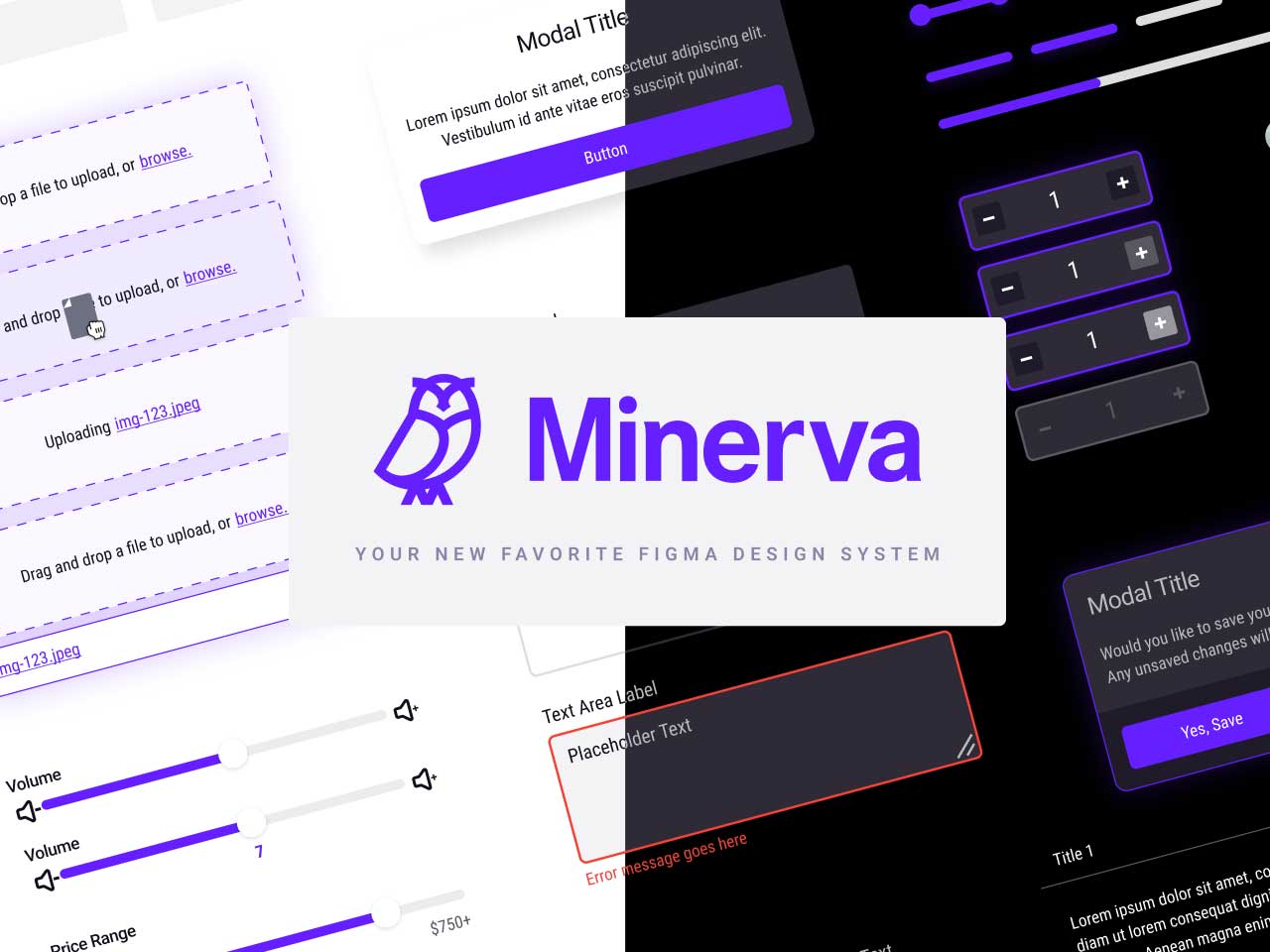 Minerva UI设计系统 .fig素材