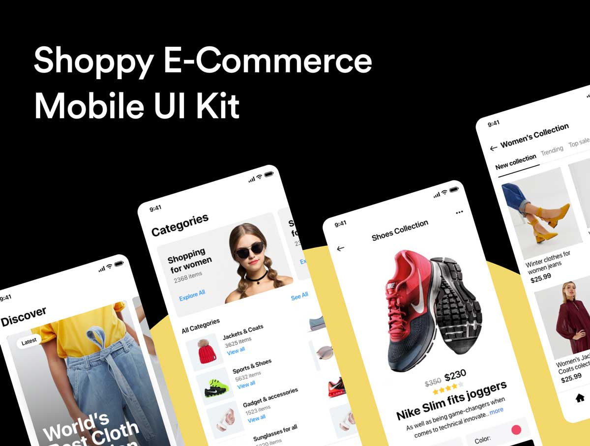 Shoppy电商app ui设计 .xd素材