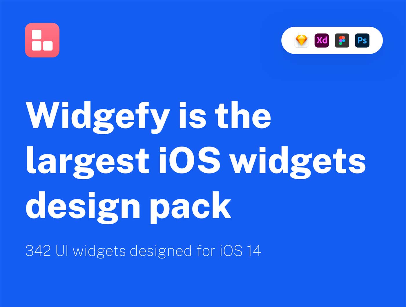 Widgefy 多用途iOS小部件ui工具包 .fig .xd .sketch .psd素材