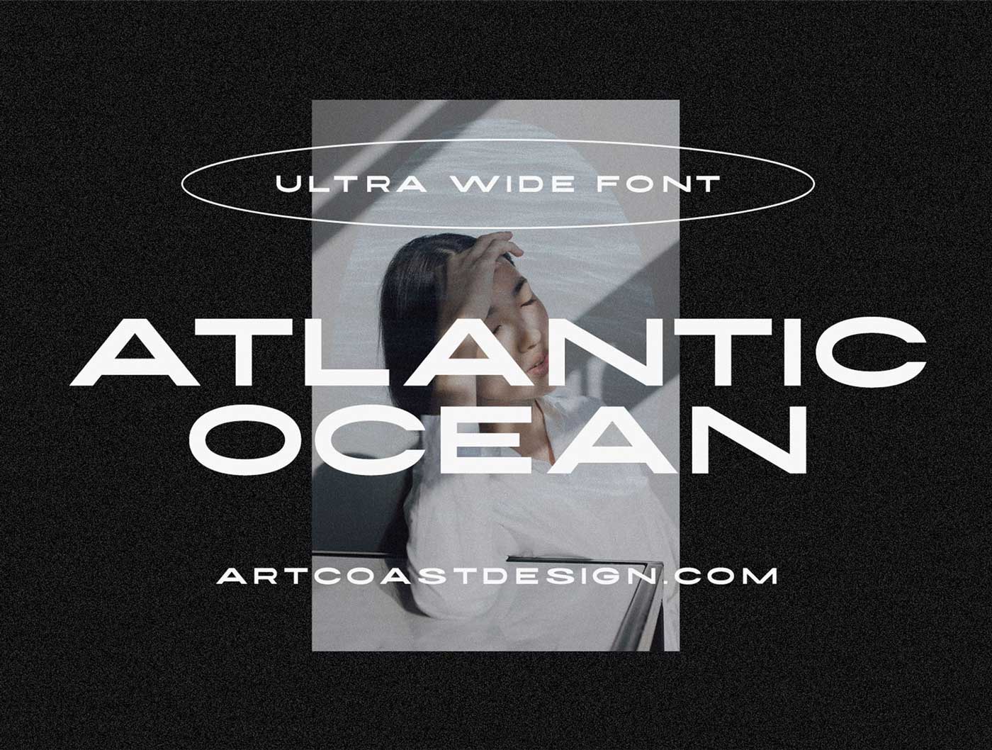 Atlantic Ocean大西洋英文字体素材.otf .woff安装包