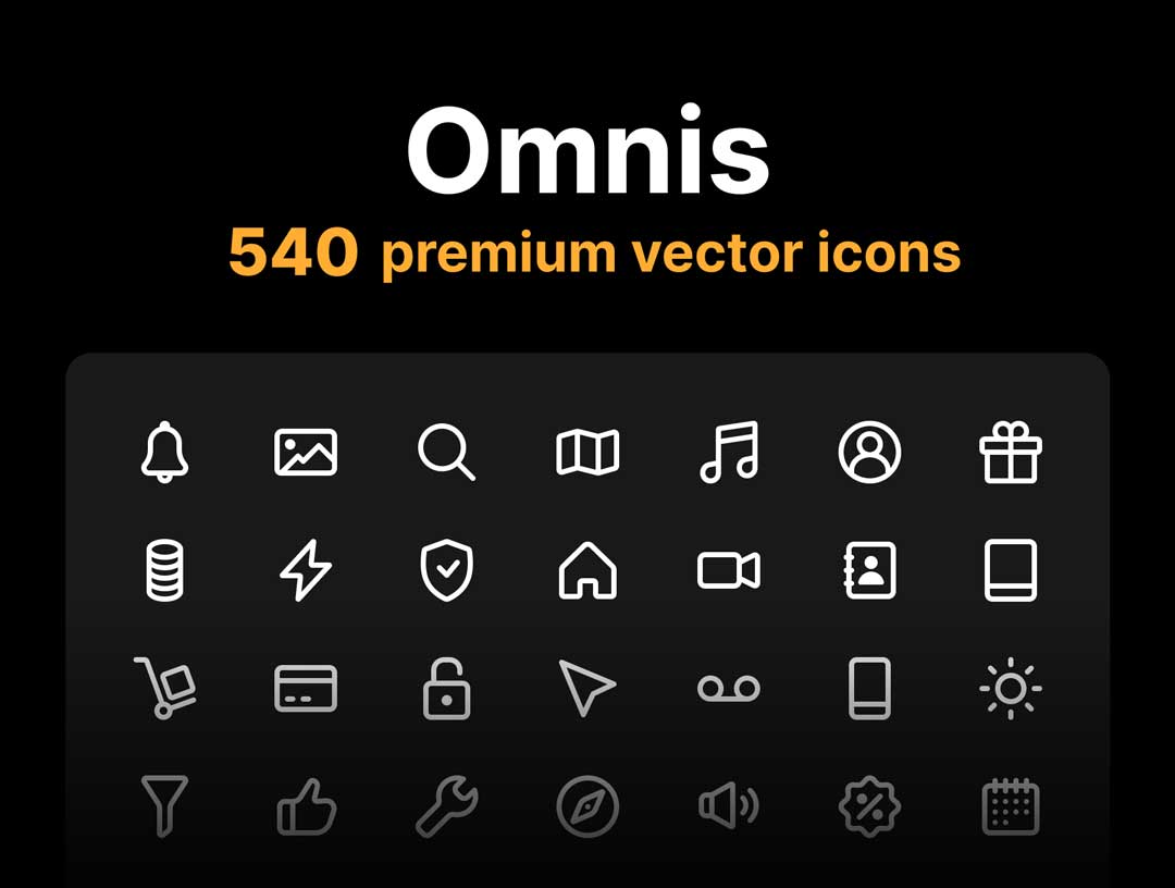 Omnis 540个图标设计素材