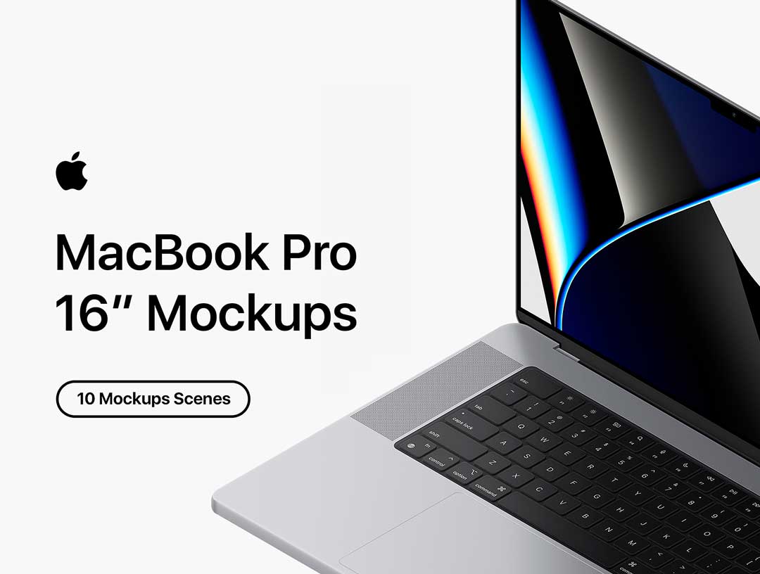 MacBook Pro 16寸样机Mockups素材